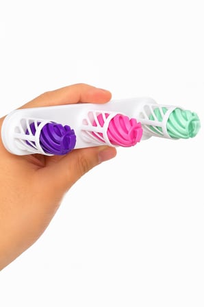 3'lü 3D Baskı Yapışkanlı Anahtarlık Askı Duvar Tipi Hediye Anahtar Tutucu