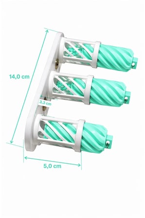 3'lü 3D Baskı Yapışkanlı Anahtarlık Askı Duvar Tipi Hediye Anahtar Tutucu