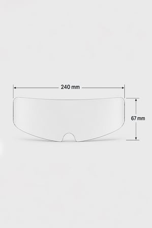 Şeffaf Motosiklet Kask Vizör Buğu Önleyici Film Yağmur Kaydırıcı Pinlock Tipi Koruyucu Lens