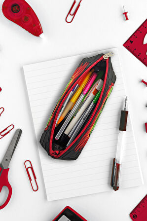 Araba Tasarımlı PVC Kalem Kutusu – Dayanıklı Silikon Yapı, Çocuklar için Şık ve Pratik Saklama Kutusu, Çevre Dostu ve Uzun Ömürlü