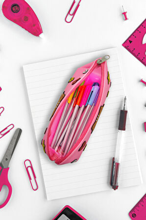 Kedi Tasarımlı PVC Kalem Kutusu – Dayanıklı Silikon Yapı, Çocuklar için Şık ve Pratik Saklama Kutusu, Çevre Dostu ve Uzun Ömürlü