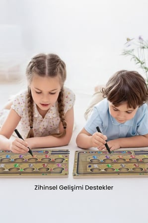 Manyetik Labirent Montessori Matematik Oyunu Harfleri Öğreniyorum Eğitici Oyuncak 25 cm