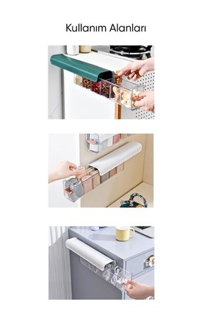 Şeffaf Yapışkanlı 6 Bölmeli Sürgülü Çekmece İçi Çorap İç Çamaşırı Organizeri 36x10x7 cm