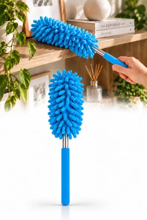 Mikrofiber Makarna Mop Toz Alma Paspası Tüy Toplayıcı Çok Amaçlı Temizlik Mopu