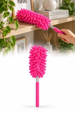 Mikrofiber Makarna Mop Toz Alma Paspası Tüy Toplayıcı Çok Amaçlı Temizlik Mopu