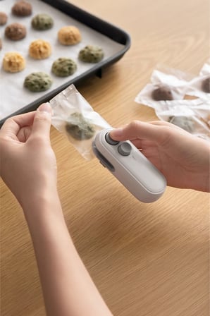 Şarj Edilebilir Poşet Kapatıcı Sealer Gıda Koruma Saklama Poşeti Mühürleme Makinesi