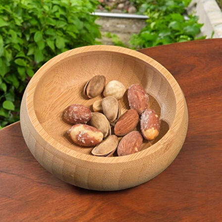 Bambu 3lü Çerez Seti Doğal Ahşap Çerezlik Kahvaltılık Lokumluk Porsiyonluk Sunum Kabı Estetik Tasarımlı Şık Sunum Tabakları Misafirlere Özel Sunumlar İçin Dekoratif ve Fonksiyonel Servis Takımı