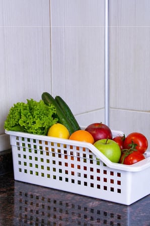 Dolap İçi Düzenleyici Sepet Plastik Organizer Kutu Mutfak Banyo Raf İçi Saklama Kutusu