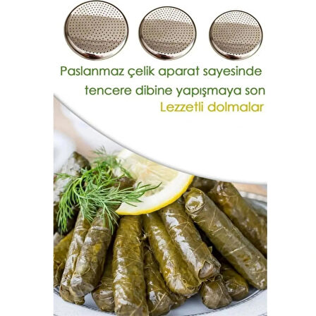 20 cm Paslanmaz Çelik Oval Delikli Model Tepsi Sarma Dolma Altlığı Pide Pizza Mutfak Tepsisi