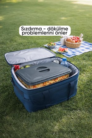 Gri Renk Dikdörtgen Borcam Kapağı Sızdırmaz Ve Dayanıklı Plastik Malzemeli Gıda Saklama Kapağı