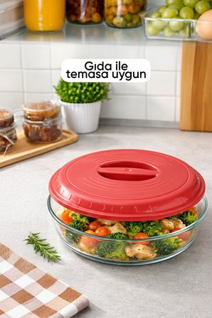 Yuvarlak Borcam Kapağı Sızdırmaz Plastik Malzeme ile Üretilmiş Esnek ve Dayanıklı Kapak Gıda Saklama ve Taşıma İçin Uygun Pratik Kullanımlı Yedek Kapak