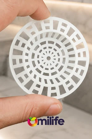 2 Adet  Plastik Lavabo Gider Süzgeci Mutfak Evye Gider Filtresi Saç Kıl Yemek Artığı Tutucu