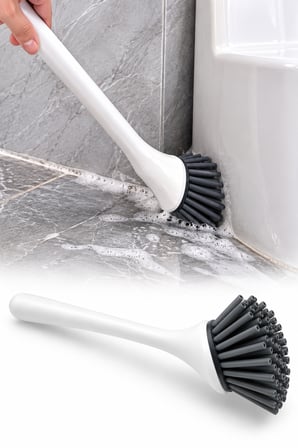 Silikon Uçlu Bulaşık Fırçası Lavabo Evye Tencere Tava Çok Amaçlı Mutfak Temizlik Fırçası