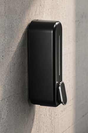 Duvara Monte Sıvı Sabunluk Manuel Dispenser Mutfak Deterjan Şampuan Duş Jel Organizer 22 cm