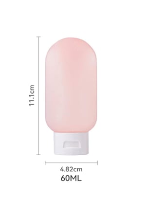 Taşınabilir Seyahat Şişe Seti 3lü Sızdırmaz Mini Kozmetik Şişeleri Valiz Organizer Seti