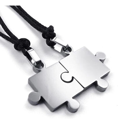 Omark Cotton Puzzle Silver Kolye