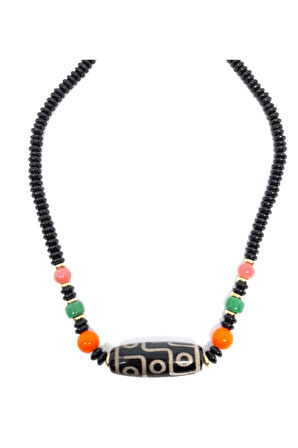 Siyah Etnik Kolye
