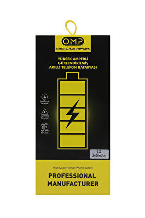 Iphone 6s Plus Uyumlu Yüksek Amperli Güçlendirilmiş Batarya 3820 Mah (tamir Seti Ve Pil Bandı)