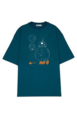 Unisex Oversize T-shirt Astro Droid Bb-8