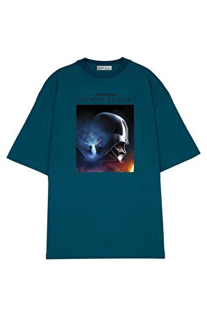 Unisex Oversize T-shirt Obi-wan Galaxy Fight