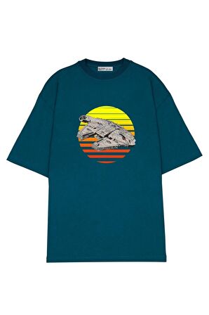 Unisex Oversize T-shirt Rebel Sunset