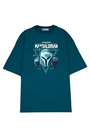 Unisex Oversize T-shirt Star Wars Mandalorian Bo-katan Nite Owl Helmets
