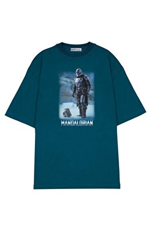 Unisex Oversize T-shirt Star Wars Mandalorian Into The Ice Cave