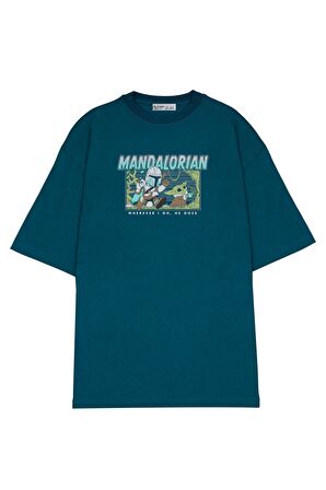 Unisex Oversize T-shirt The Mandalorian Chase