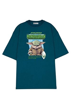 Unisex Oversize T-shirt The Mandalorian The Force Is Strong