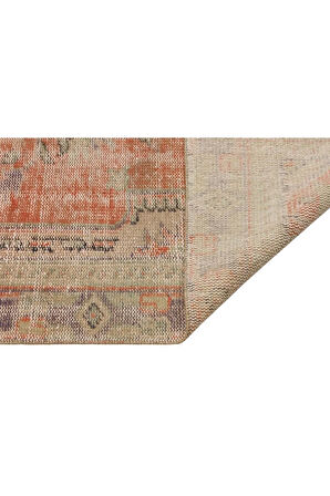 Gerçek El Dokuma Eskıtme Vıntage Halı 170 X 277 Cm 9618