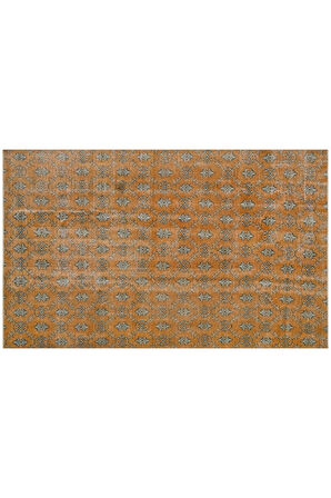 Gerçek El Dokuma Eskıtme Halı 158 X 256 Cm 9654