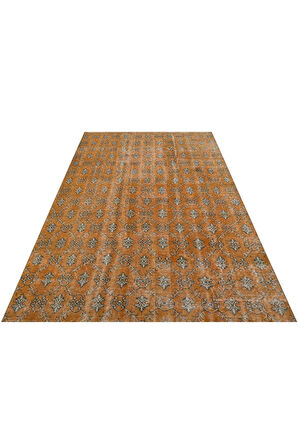 Gerçek El Dokuma Eskıtme Halı 158 X 256 Cm 9654