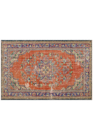 Özel Vıntage Eskıtme El Dokuma Halı 165 X 250 Cm 9665