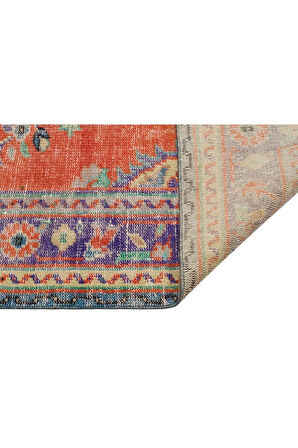 Özel Vıntage Eskıtme El Dokuma Halı 165 X 250 Cm 9665