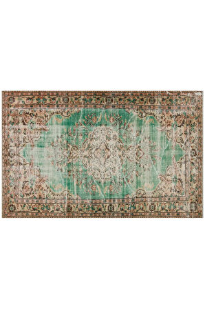 Klasik Modern Vintage Eskitme El Dokuma Halı 156 X 251 Cm 8903