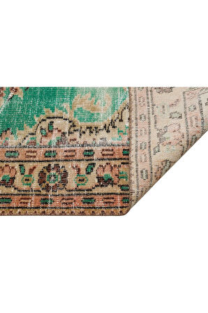 Klasik Modern Vintage Eskitme El Dokuma Halı 156 X 251 Cm 8903