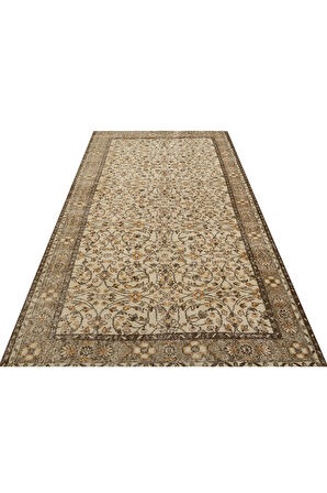 Eskitme El Dokuma Yün Halısı160 X 290 Cm 8909