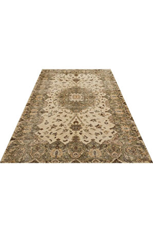 Gerçek El Dokuma Eskitme Vintage Halı 170 X 246 Cm 8934