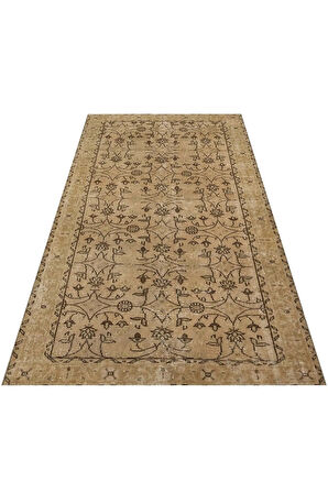 Özel Vintage Eskitme El Dokuma Halı 117 X 216 Cm 9291