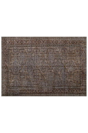 Gerçek El Dokuma Eskitme Vintage Halı 187x272 Cm 9830