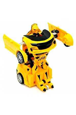 Eğitici Oyuncaklar Bumblebee Transformers Oyuncak Robota Dönüşebilen Çekbırak Araba Kız Erkek Çocuk