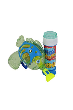 Eğitici Oyuncaklar Yeşil Işıklı Köpük Tabancası Kız Erkek Çocuk Oyuncak