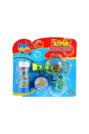 Eğitici Oyuncaklar Yeşil Işıklı Köpük Tabancası Kız Erkek Çocuk Oyuncak
