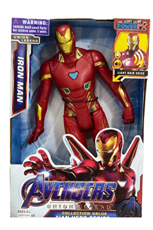 Eğitici Oyuncaklar Enoy Ironman Sesli Işıklı Oyuncak Kız Erkek Çocuk Oyuncak