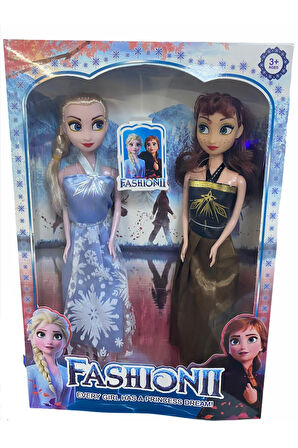 Eğitici Oyuncaklar Müzikli Bebek Ikili Elsa Ve Anna Kız Erkek Çocuk Oyuncak