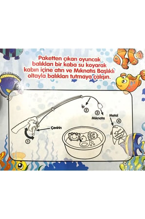 Eğitici Oyuncaklar Balıkçı Çocuk Olta Seti Oyuncak Balık, Olta Seti, Balıkçı Seti Kız Erkek Çocuk Oy