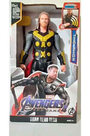 Eğitici Oyuncaklar Thor Sesli Işıklı Figür Oyuncak 29Cm Kız Erkek Çocuk Oyuncak