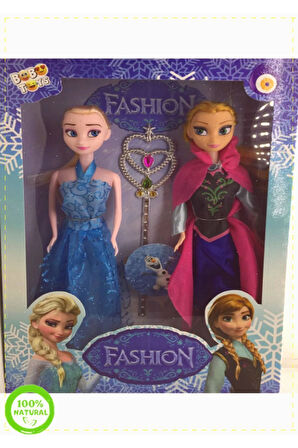 Elsa Ve Anna 2 Li Büyük Boy 29cm Frozen Girls Kız Cocuk Erkek Cocuk Oyuncak Egitici Oyuncak Erkek K
