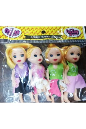 Eğitici Oyuncaklar Poşette 4'lü Parmak Bebek Fma00834 Kız Erkek Çocuk Oyuncak