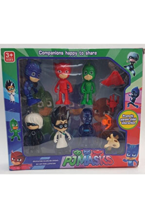 Eğitici Oyuncaklar Pjmask Karakterleri Figür Oyuncak Kız Erkek Çocuk Oyuncak